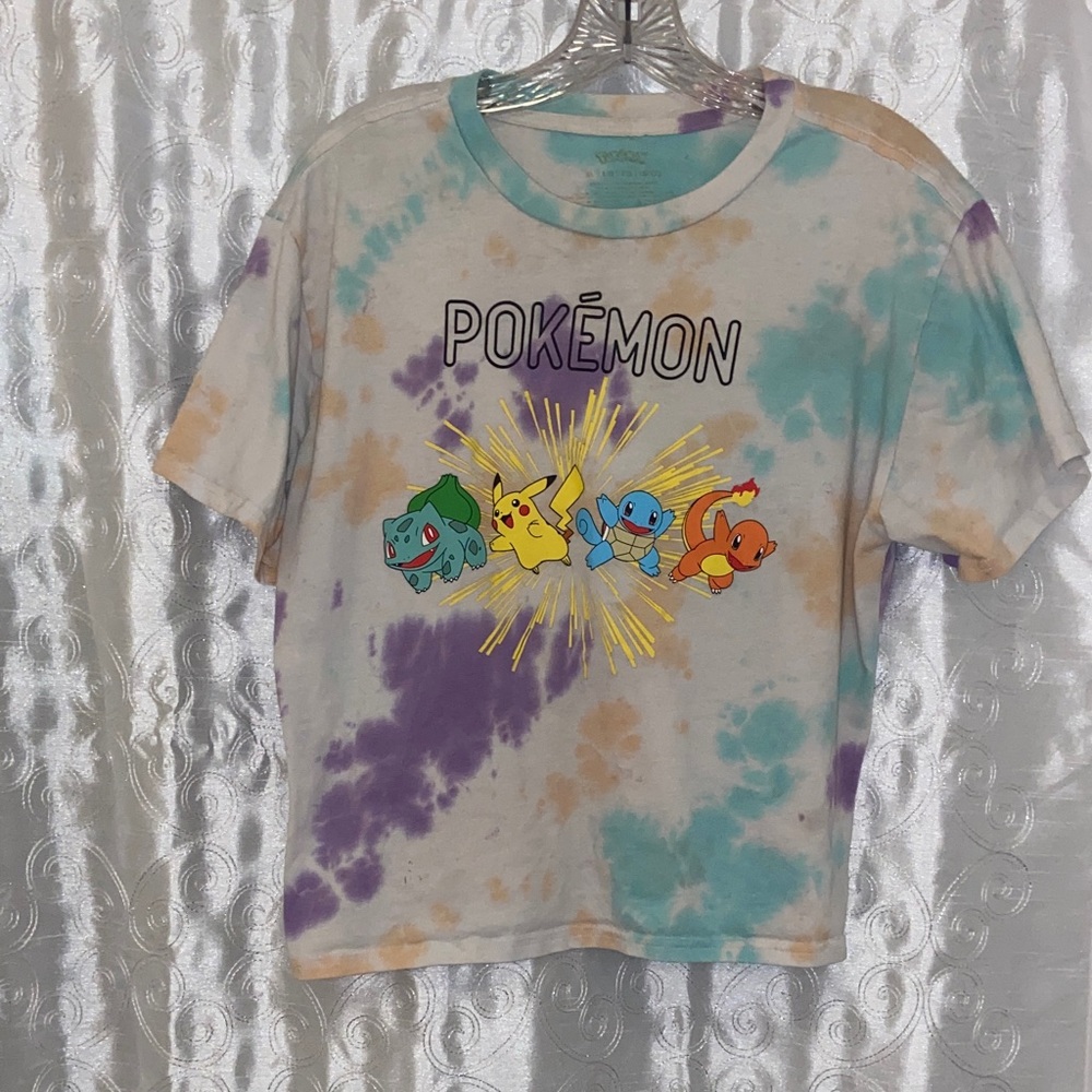 Pokemon Tie-Dye T-Shirt Youth Size XL (15/17) 🔥 YB8